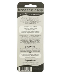 essential oil inhaler for congestion and sinus relief